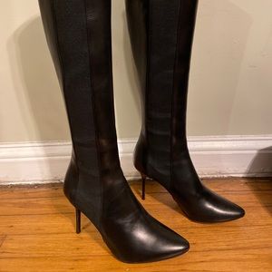 Authentic Jimmy Choo leather knee high boots